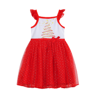 Christmas Tree Layered Dress - Christmas Outfit (only Sizes 1 & 2years left)