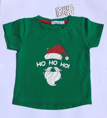 Ho Ho Ho Baby or Junior Christmas Tee  (sizes 0 to 7)