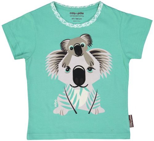 Revolutionerende Shetland Afgørelse Organic Cotton Mibo Koala Tshirt | Australian Theme Kids Clothes | Not  Another Baby Shop