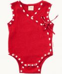 Eternal Creation - Red Diamond Tie Romper (Only 9-12 months left)