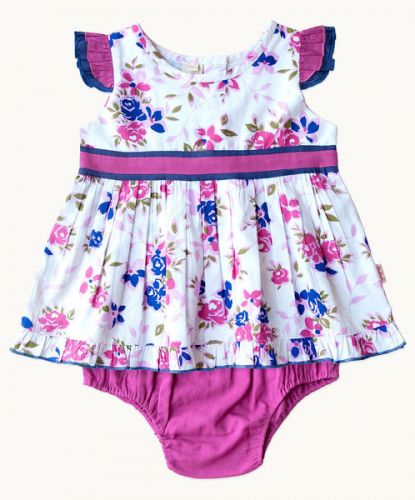 Lillian Top & Knickers Set (Sizes NB to 12 mths) by Eternal Creations