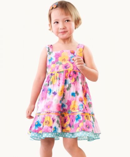 Eternal Creation - Sweet Floral Time Dress (size 1- 4 years)