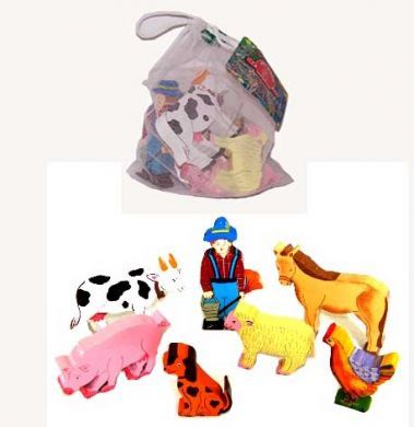 Farmyard Animals Play Bag - Artiwood