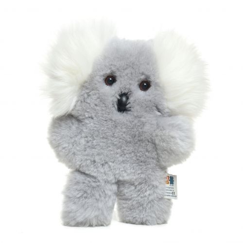 Katie the Sheepskin Koala Flat Friends Baby Comforter/Toy