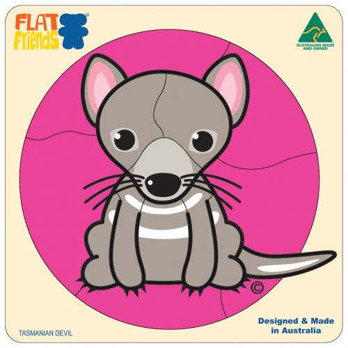 Flat Friends Tasmanian Devil Puzzle 