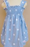 Dress - Blue Spot by Frilly Tushies (Size 0 only left)