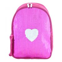 Sequin Heart Backpack