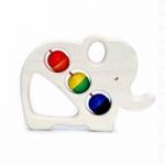 Baby Grasping Toy Elephant Rattle - Hess-Spielzeug