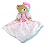 Baby Bear Blankie Pink - Baby Comforter