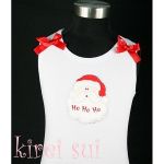 Santa Ho Ho Ho - Christmas Singlet/Tanktop (sizes 3 months to 6 years)