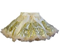 Gold Sequin Pettiskirt Tutu (Only size 3-4 years left)