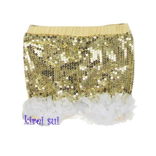 Gold Sequin Shorts (Sizes 3 to 7 years)