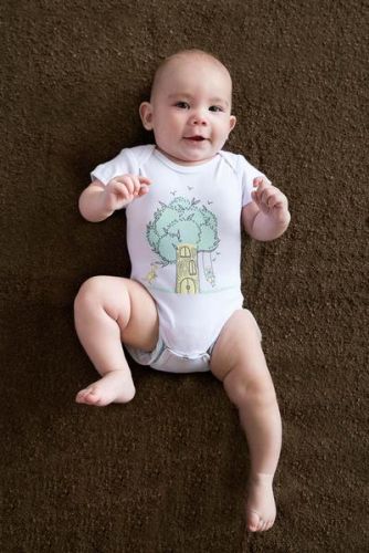 A Organic Cotton Onesie - Joey & Me - Kangaroo