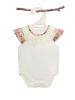 Love Henry Mae Lace Collar Romper  (Sizes 000 to 2)