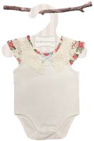 Love Henry Rose Lace Collar Romper  (Sizes 00 to 2)