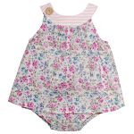 Love Henry Violet Sofia Playsuit White Floral (Sizes 000 to 2)