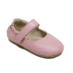 SKEANIE Lady Janes - Leather Soft Sole Baby Shoes- Pink (only small left)