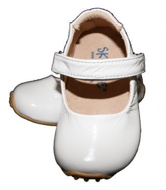 SKEANIE Mary Janes - Junior - Patent Leather - White (original sizing)