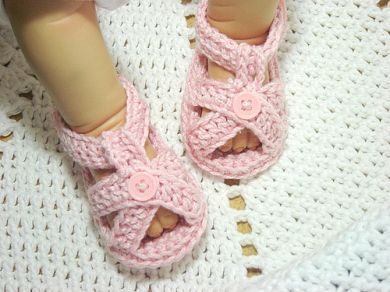 Crochet Sandals - Prewalkers/Baby Shoes - Boys and Girls Colours