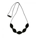 MummaBubba Jewellery - Teething Necklace - Large Tulip Beads - Black