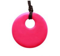 MummaBubba Jewellery - Teething Pendant - Hot Pink