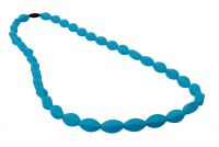 MummaBubba Jewellery - Teething Tulip Necklace -Bright Light Blue