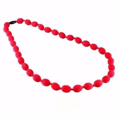 MummaBubba Jewellery - Breastfeeding Necklace - Audrey - Deep Red