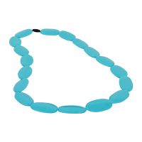 MummaBubba Jewellery - Teething Necklace - Alice - Bright Light Blue
