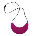 MummaBubba Jewellery - Cleopatra Chewable Teething Necklace - Hot Pink