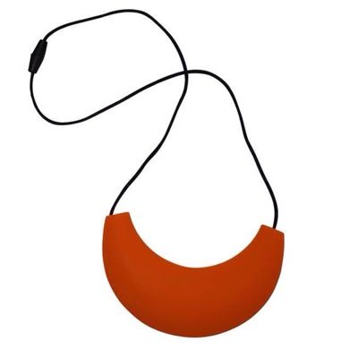 MummaBubba Jewellery - Cleopatra Chewable Teething Necklace - Orange