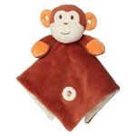 My Natural Organic Cotton Lovie Blanket - Monkey