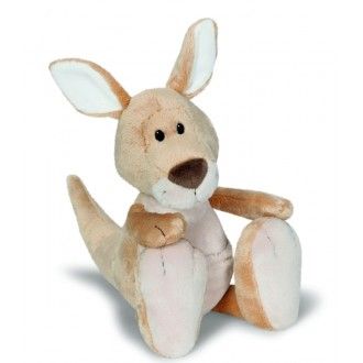 Hoppy Beige Kangaroo Plush