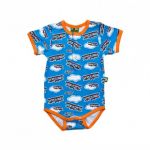 Nosh Organics - Aeroplane Short Sleeve Onsie - 100% organic cotton