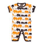 Nosh Organics - Elephant Unisex Playsuit/Onsie 