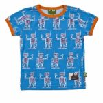 Nosh Organics - Paapii Robot Short Sleeve T-Shirt - 100% organic cotton (9 months to 4 years)