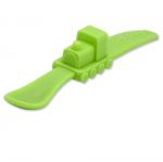 Oogaa Silicone Train Spoon - Green