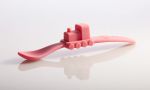 Oogaa Silicone Train Spoon - Pink