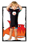 Wave Rat Piranha Zootsuit/Rashie 50+ (Size 0 & 4 yrs last pairs left)