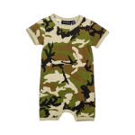 Baby Army Fatigue Playsuit (Size: 0-24mths)