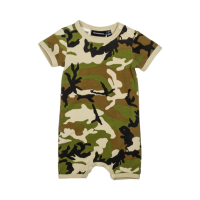 Baby Army Fatigue Playsuit (Size: 0-24mths)