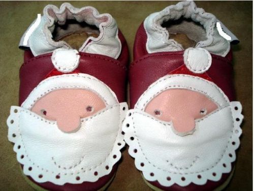 baby santa shoes