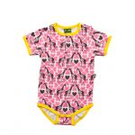 Nosh Organics - Giraffe Short Sleeve Onsie - 100% organic cotton