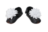 Shupeas - Floral Black & White - Baby to Toddler Shoe - Adjustable 4 Sizes in One Shoe