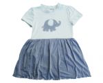 Silkberry Baby -Bamboo Skirtsie - Mocha Elephant