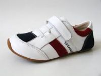 Skeanie Trainers/Sneakers White/Navy/Red - New Sizing