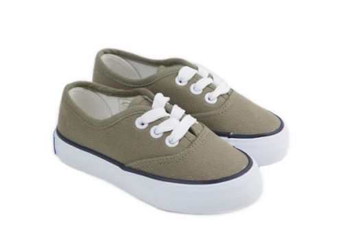 Skeanie Canvas Casual Lace Up - Khaki (Size 27)