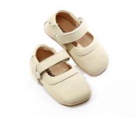Skeanie Mary Janes - Leather Soft Sole - Cream