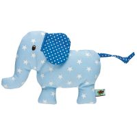 Baby Charms Blue Elephant Rattle