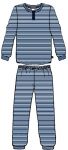 Grandpa Pyjamas Navy Stripe (sizes 3 & 4)