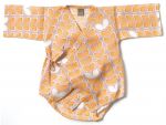 Zebi Baby -Leaf Organic Kimono Baby Wrap (only 1 left size 3 mths)
